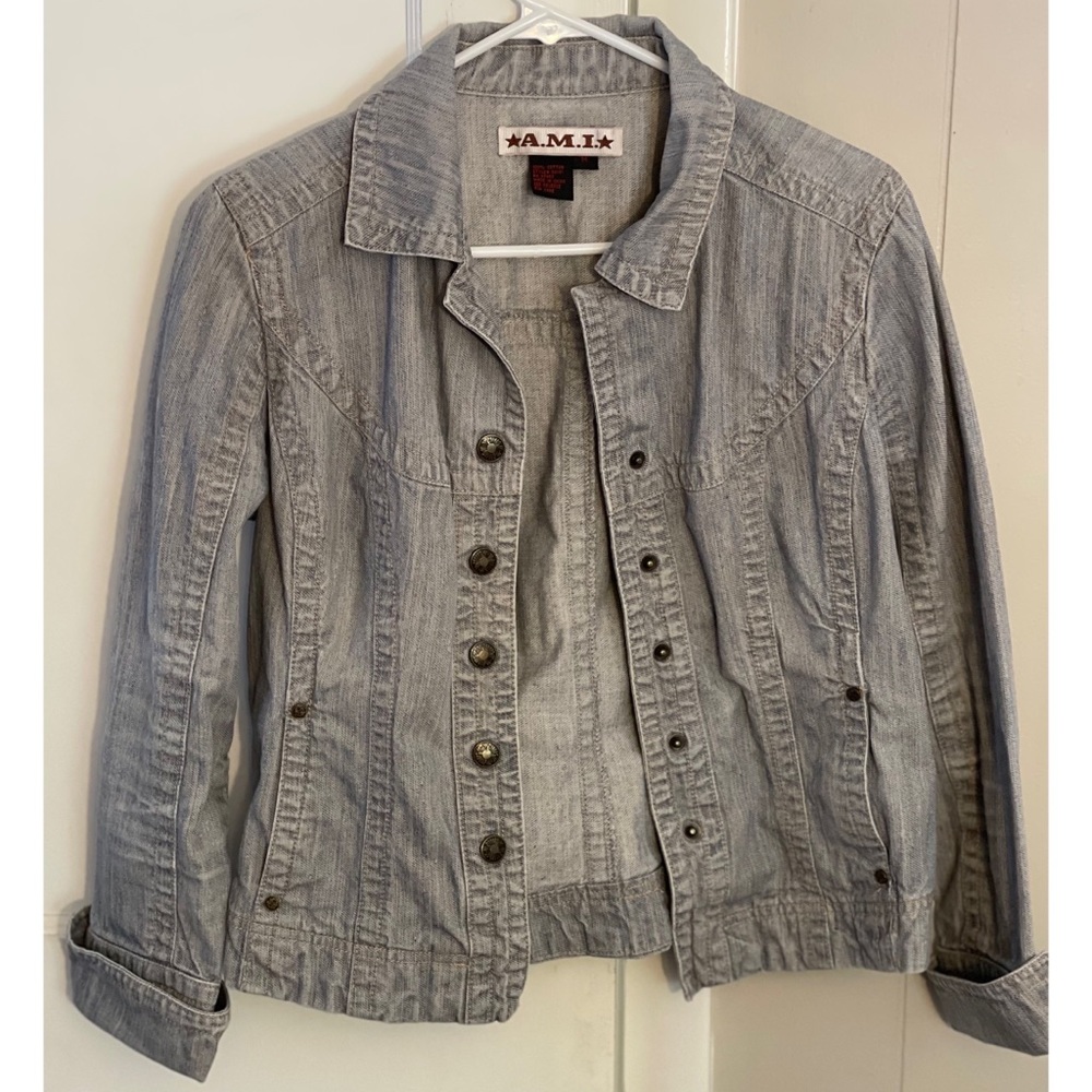 A.M.I. Denim Blazer Size Medium